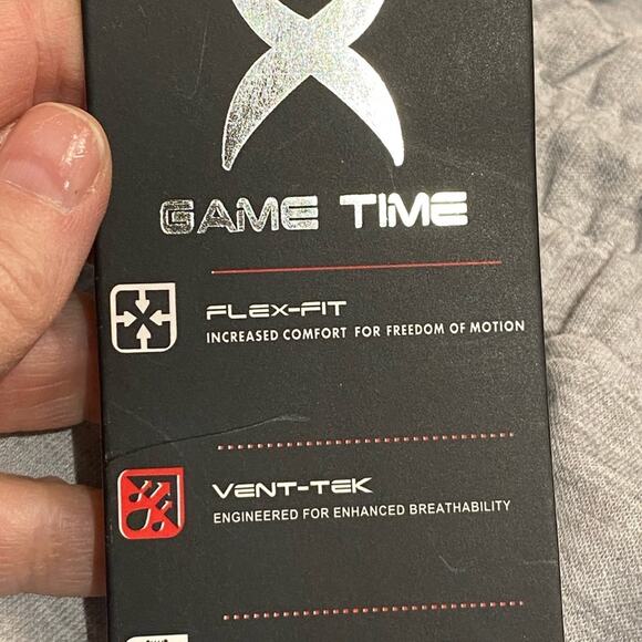 Game Time Mens Small Athletic Shorts in Gray with Black trim Flex Fit. NWT - Picture 5 of 5